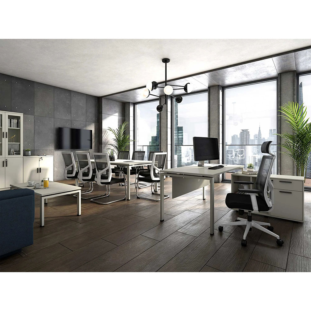 Офис бюро Monaco 140/70/75h см бяло